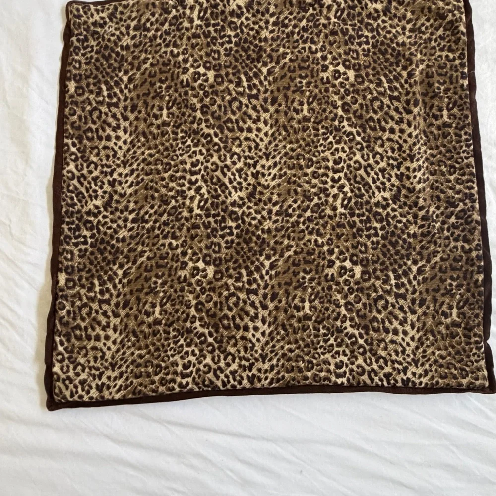 Pottery Barn Leopard Print Accent Pillow 24x24